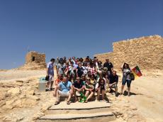 Visitando a fortaleza de Masada